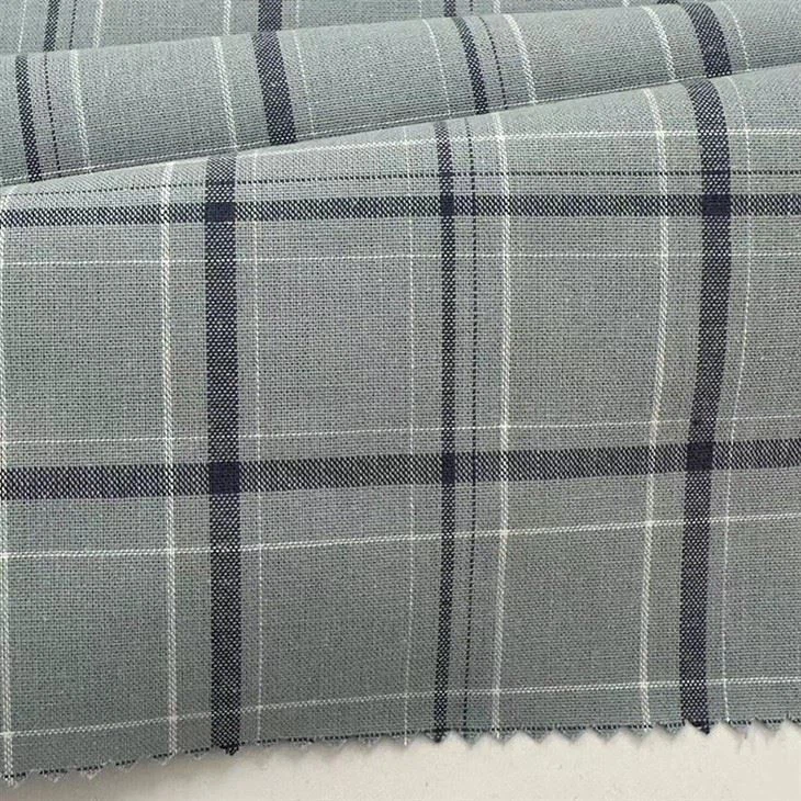 21*21 Yarn-dyed Plaid Polyester Fabric